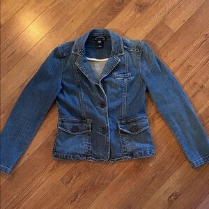 Gap Women's Denim Tailored Jacket